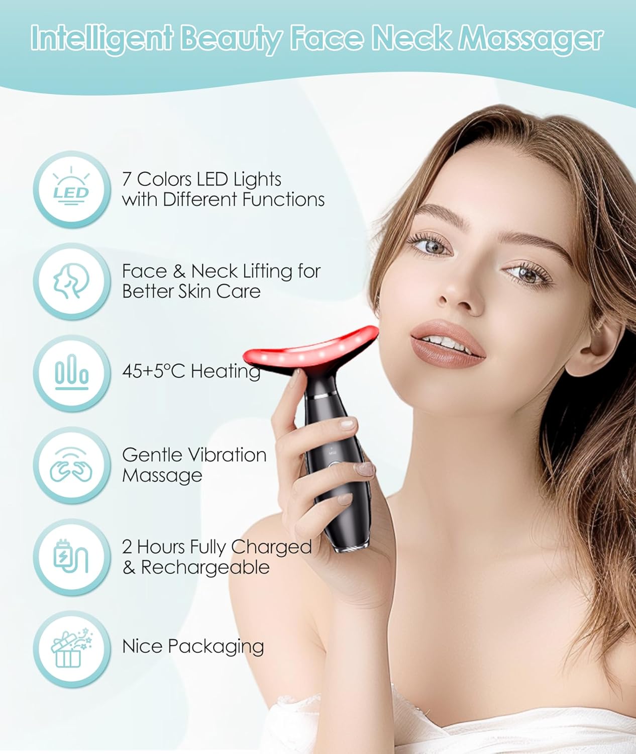 Radiant Glow Neck and Face Massager