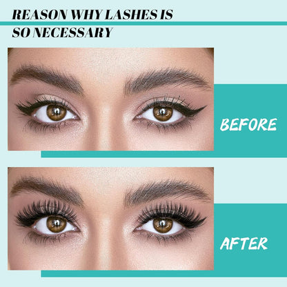 AMZGIRL LASH Clusters Kit 320Pcs, DIY Individual Extensions with Lash Bond and Seal, Remover For False Eyelashes, Applicator Tool Kit At Home(3040D,D-Mix9-16mm, Black